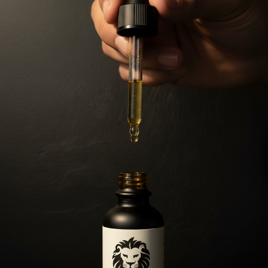 Dispensing oil detail