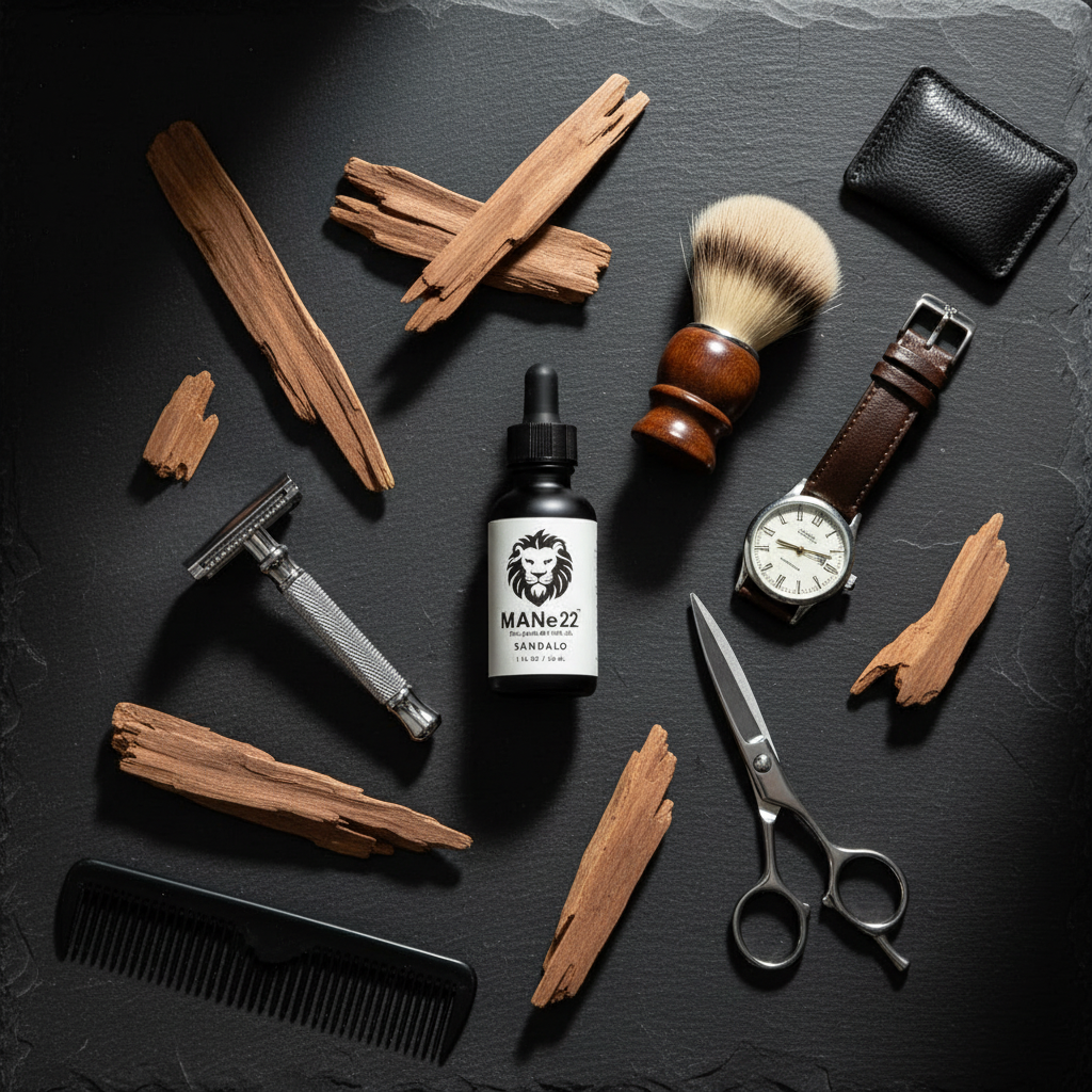 Flat lay composition