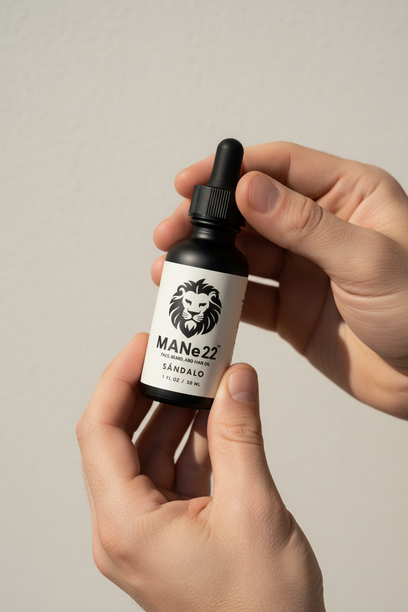 Product held in hands